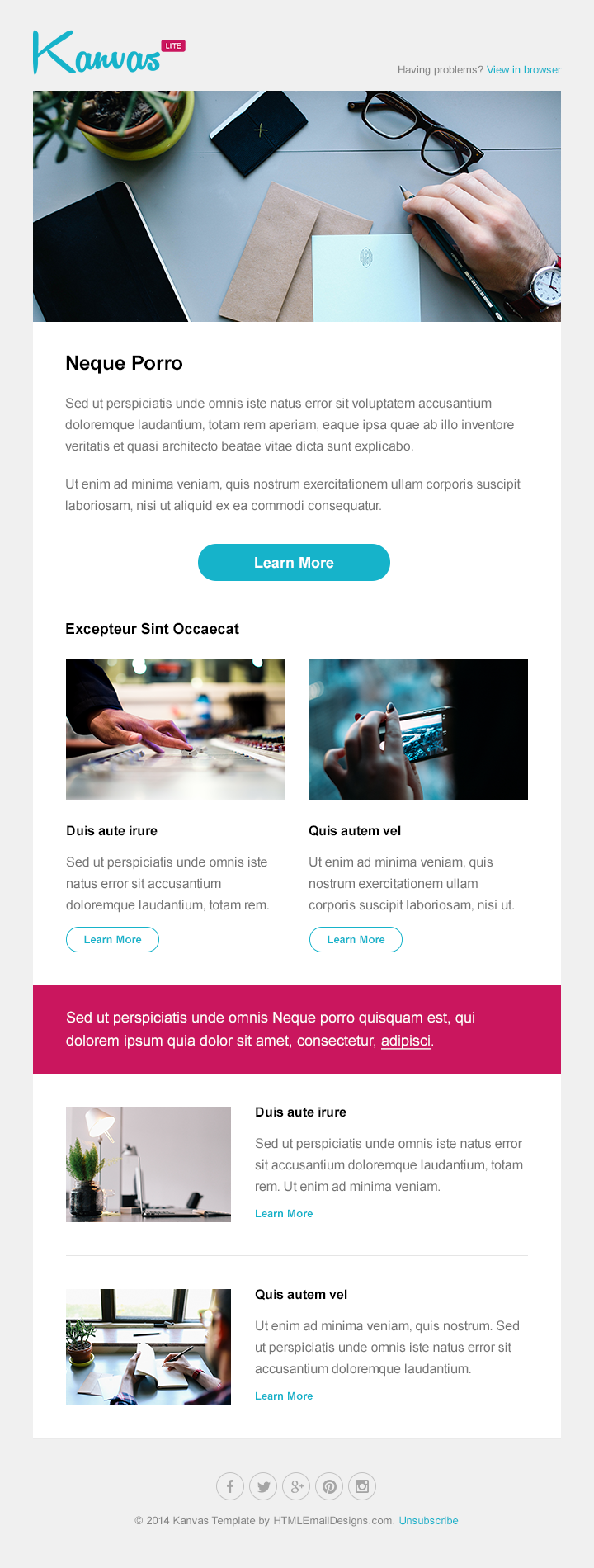 Kanvas Lite by HTML Email Designs