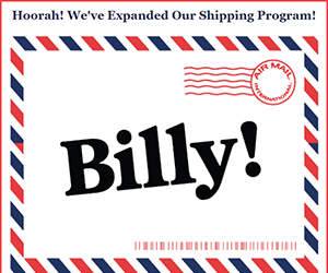 Billy email newsletter September 2017
